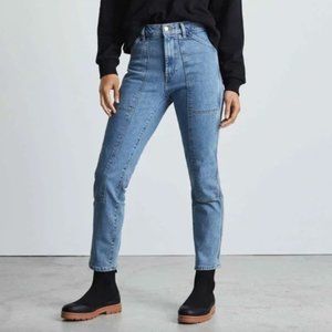 Everlane Utility Cheeky Jeans High Rise 24